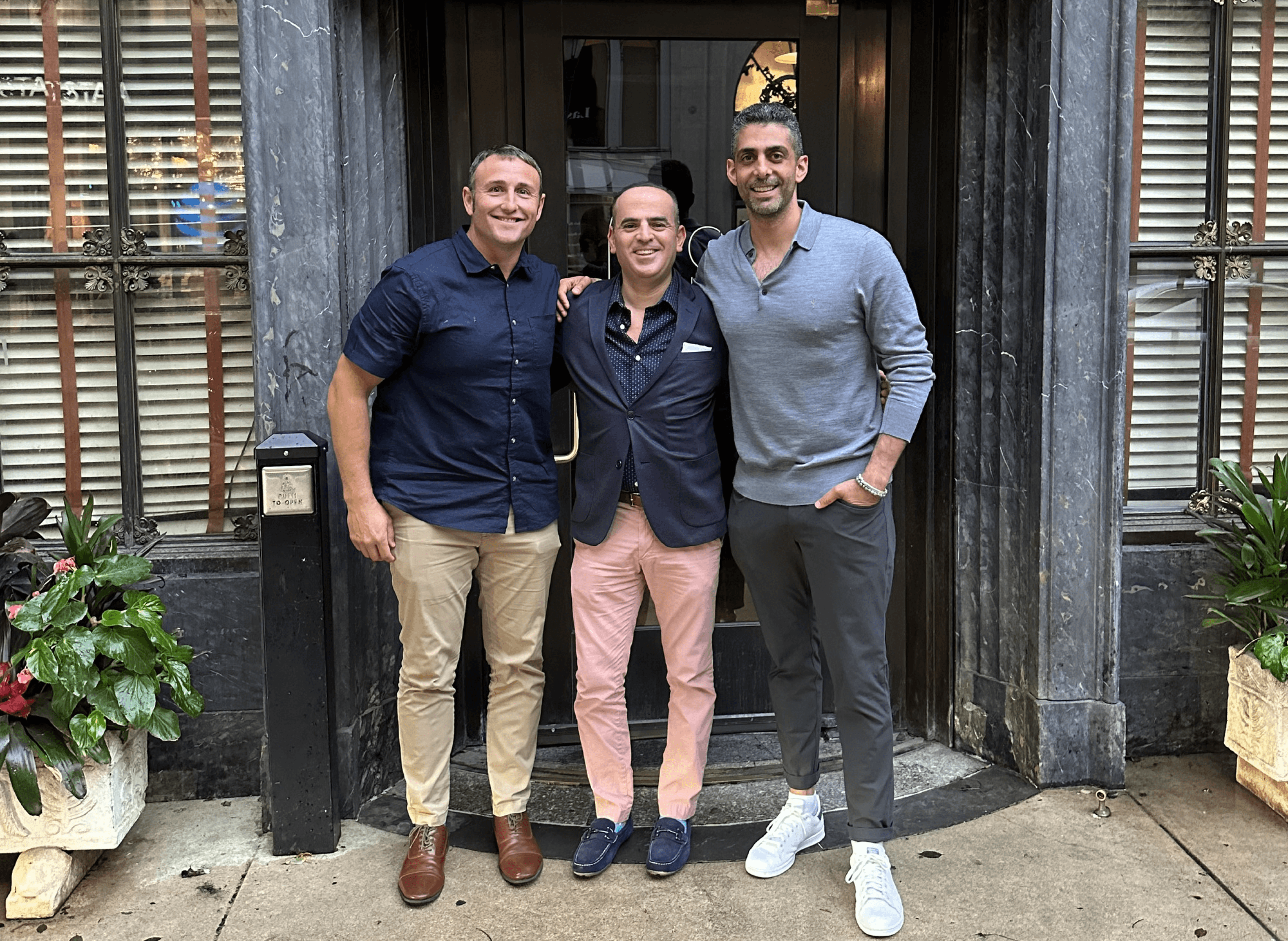 Matt & Aaron of Lyneer hosting David, CEO of Whippy in Philadelphia