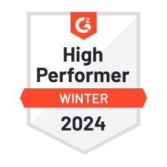 G2 High Performer Winter 2024